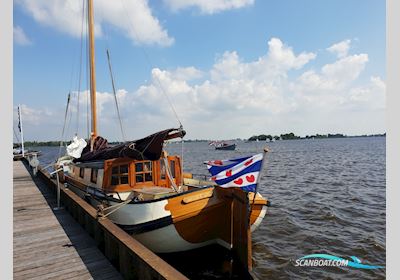 Skutsje 15 Mtr Segelboot 1910, mit Thornycroft motor, Niederlande