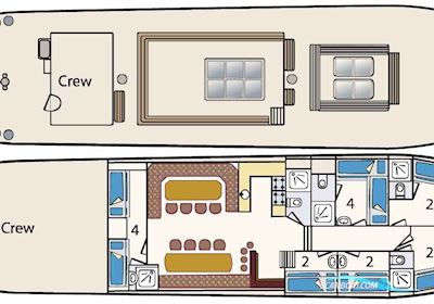Topsail Schooner Segelboot 1900, mit Volvo Penta TD100 motor, Dänemark