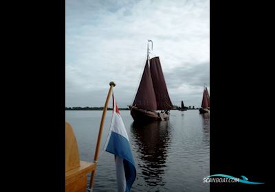 Visserman Pluut Platbodem ( In Nieuwstaat! ) Segelboot 1967, Niederlande