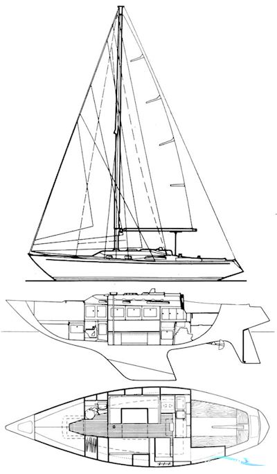 Wauquiez Centurion 32 Segelboot 1974, Niederlande