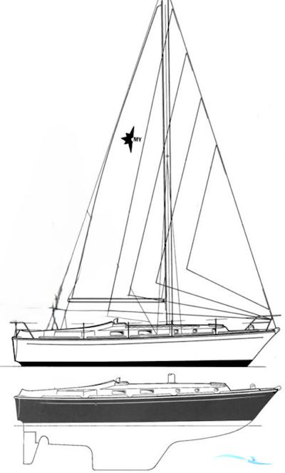 Westerly Conway 35 Segelboot 1979, mit Mercedes-Benz OM636-900-003 motor, Portugal