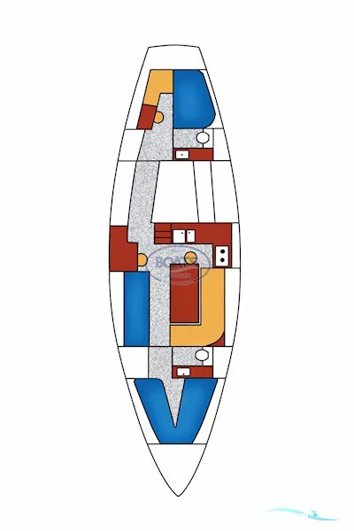 Amel Maramu Sejlbåd 1988, med Perkins motor, Frankrig