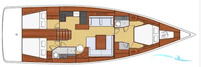 Beneteau Oceanis 55.1 Sejlbåd 2020, med Yanmar  4JH100 CR 81 KW motor, Spanien
