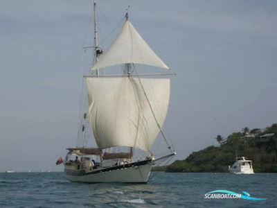 COLVIN Schooner Brigantine Sejlbåd 1984, med Ford motor, Ej oplyst