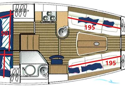 Dehler 33 Classic Sejlbåd 1997, med Yanmar 2GM20 motor, Polen