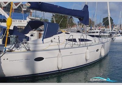 Elan 348 Sejlbåd 2008, med New Volvo Penta D2-40B 39Hp with Saildrive and 3 Blade propeller motor, England