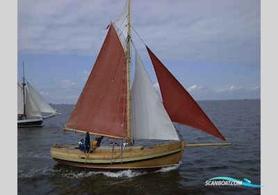 Gaffelrigget Dansk Jagt Sejlbåd 1976, med Vetus M4 2002 motor, Danmark