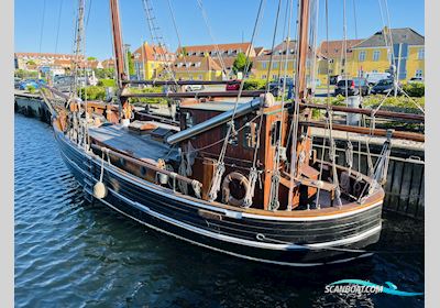 Galeasen "HAABET" af Holbæk fra 1906 Sejlbåd 1906, med Hundested motor BB/L motor, Danmark