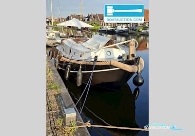 Grundel Platbodem Sejlbåd 1975, med Peugeot Indenor motor, Holland