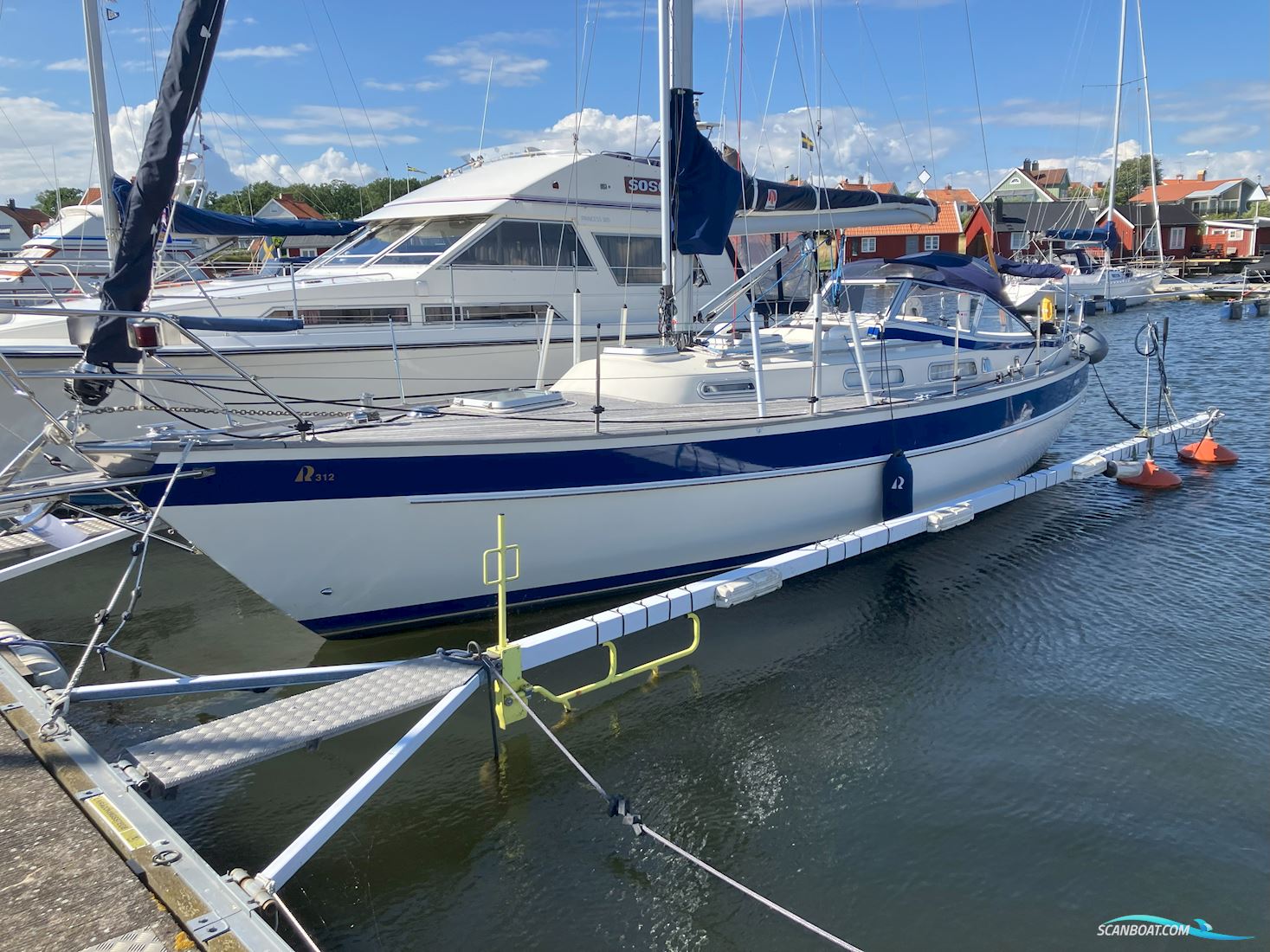 Hallberg-Rassy 312 Mk II Sejlbåd 1988, med Lombardini KDW 1404, motor, Sverige