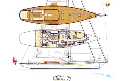 Hoek Design Pilot Cutter 77 Sejlbåd 2022, med Optional Steyr motor, Holland