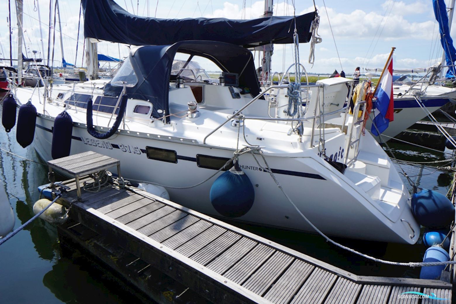 Hunter 37.5 Legend Sejlbåd 1991, med Yanmar 3HM35F motor, Holland