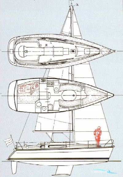 Jeanneau Sun Odyssey 32.2 Sejlbåd 1999, med Yanmar motor, Holland