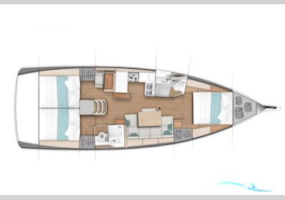 Jeanneau Sun Odyssey 440 Sejlbåd 2019, med Yanmar motor, Grækenland