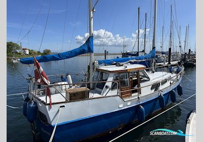 Ketch 2 Mastet Stål Sejlbåd 1974, med Bmc Leyland 6 Cyl motor, Danmark