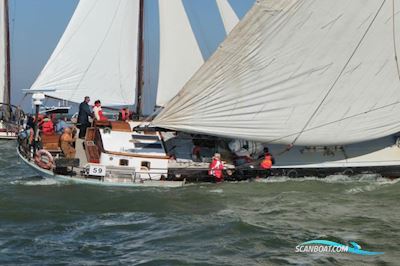 Klipper Zeegaande Zeilklipper 32 M Sejlbåd 1914, med John Deere motor, Holland
