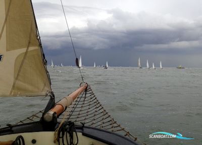 Lemsteraak Mosselaak Sejlbåd 1914, med Daf motor, Holland