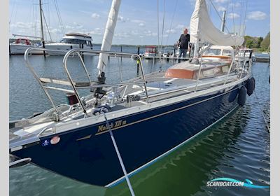 Molich 12-Meter Sejlbåd 1986, med Bukh 48 hk,Diesel
 motor, Danmark