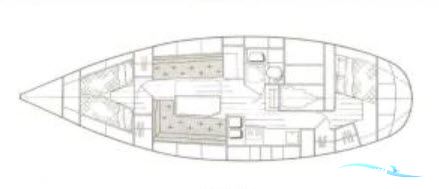 Najad 360 Sejlbåd 1987, med Volvo Penta 2003T motor, Danmark