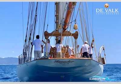 Schooner Classic Gaff Sejlbåd 1905, med Caterpillar motor, Italien