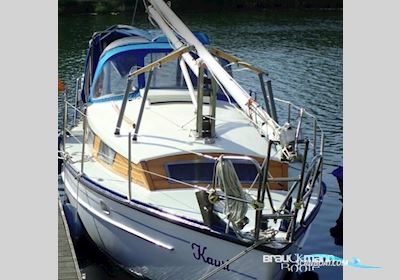 Werft Plaue 25er Jollenkreuzer Sejlbåd 1982, med Honda motor, Tyskland
