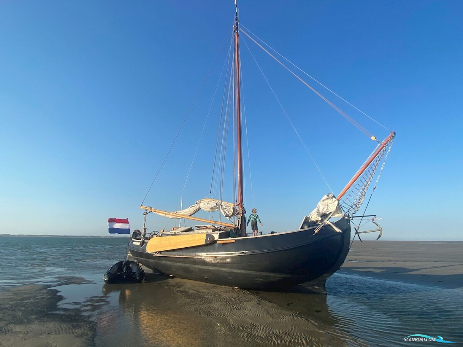 lemsteraak 11.40 Brinksma Nieuwe Kielkade Sejlbåd 1976, Holland