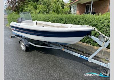 Bella 444R med 25 hk Tohatzu Småbåt 2003, med Tohatsu motor, Danmark