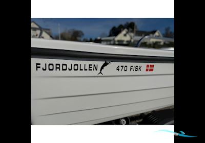 Fjordjollen 470 Fisk - Jolle Med F15 Cmhl Påhængsmotor Småbåt 2024, Danmark
