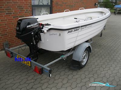 Joda 405 Bjørnø m/Mercury F9,9 hk 4-takt og Brenderup trailer - NU NEDSAT KR. 4.000,- ! Småbåt 2024, Danmark