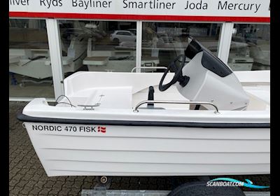 Nordic 470 Fisk - jolle med styrepult Småbåt 2024, Danmark