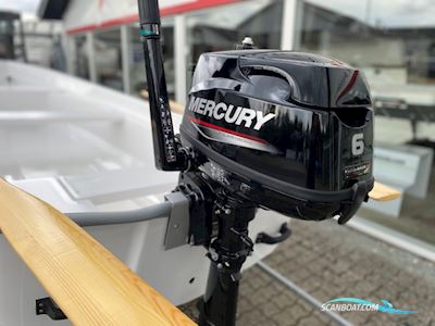 Ryds 398VI jolle med 6 hk Mercury 4 takt og 500 kg Brenderup bådtrailer - DEMO pris Småbåt 2024, Danmark