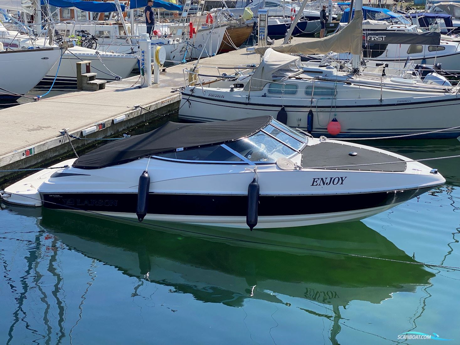Larson Senza 186 Sportboten 2006, met Volvo Penta 4,3 Gxi (225) motor, Denemarken