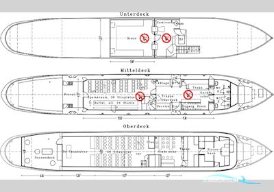 Dagpassagiersschip 200 Pers Workship 1928, with GM Detroit<br />8V71 engine, The Netherlands
