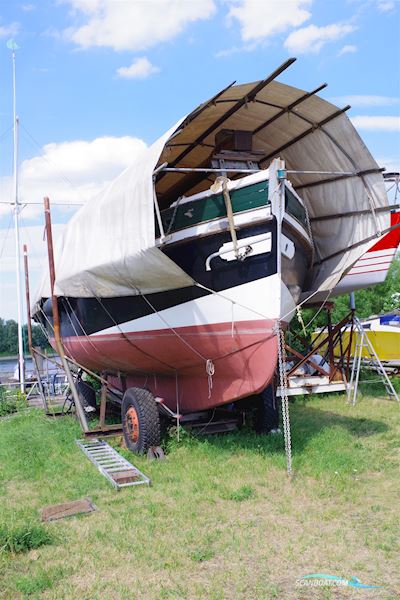 Bültjer Gaffelkutter Zeilboten 1951, met Volvo Penta MD 29 motor, Duitsland