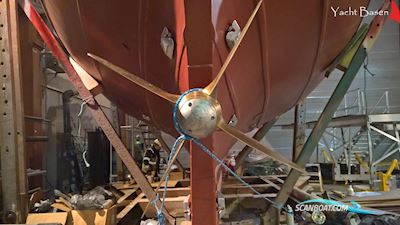 Colin Archer Ketch Zeilboten 1991, met Perkins, M130C
 motor, Denemarken