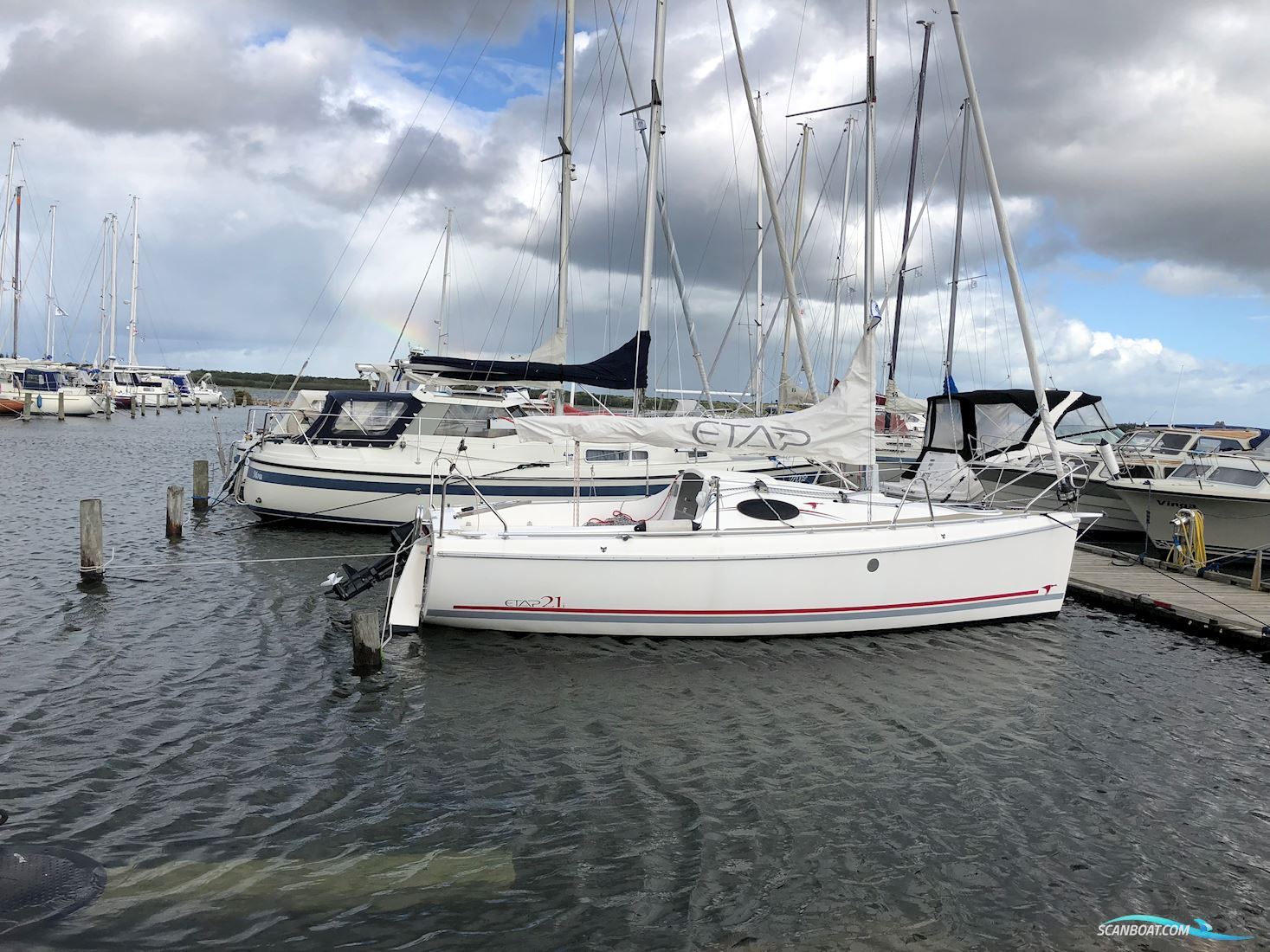 Etap 21i Zeilboten 2022, met Tohatsu motor, Denemarken
