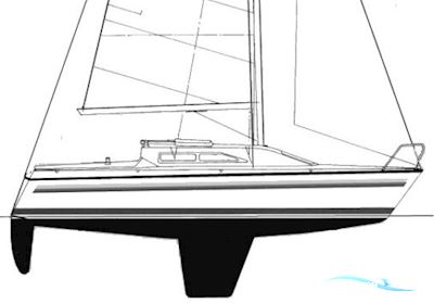 Granada Bonita 767 Zeilboten 1986, met Volvo Penta 2001 motor, The Netherlands