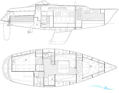 Hallberg Rassy 34 Zeilboten 2005, met Volvo Penta MD 2030 motor, Duitsland