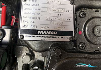 Hallberg-Rassy Monsun 31 Kun 169 Motor Timer Zeilboten 1976, met Yanmar 3YM30 motor, Denemarken