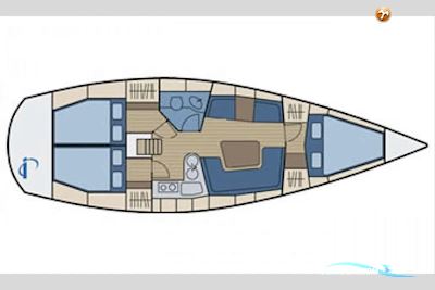 Hanse 371 Zeilboten 2000, met Volvo motor, United Kingdom
