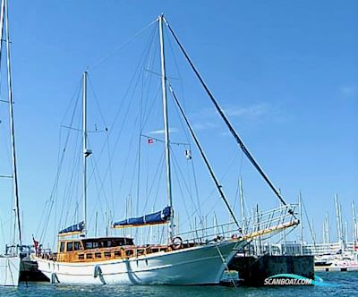 Hayri Kutlu Goélette 19M Caïque Turque Marmaris Zeilboten 1988, met Detroit GM 174HP 6-71 motor, Spain