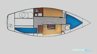 Jeanneau Brin DE Folie Zeilboten 1978, met Vetus motor, France