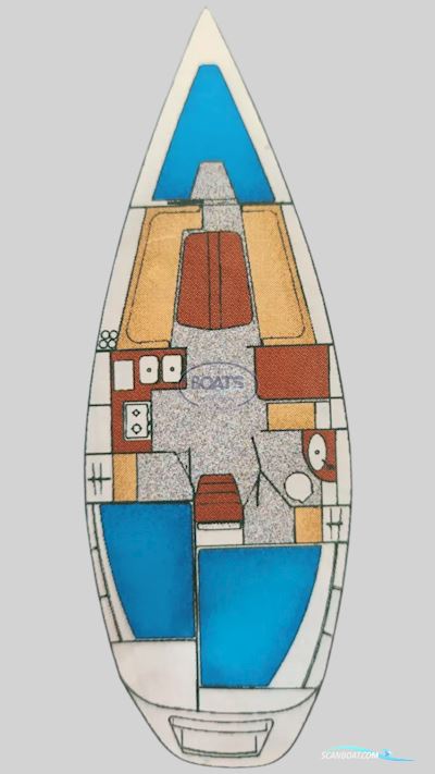 Jeanneau SUN RISE 34 Zeilboten 1986, met YANMAR motor, France