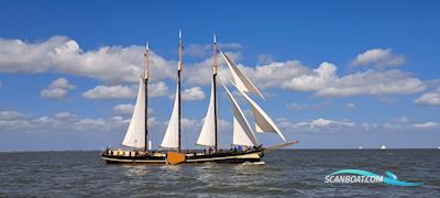 Klipper 3 Mast Klipper Zeilboten 1897, met Daf motor, The Netherlands