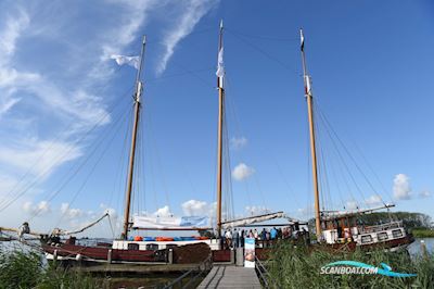Klipper Driemast Klipper 37 M Zeilboten 1906, met DAF motor, The Netherlands