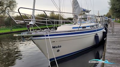 Malö 40 Zeilboten 1984, met Volvo Penta motor, The Netherlands