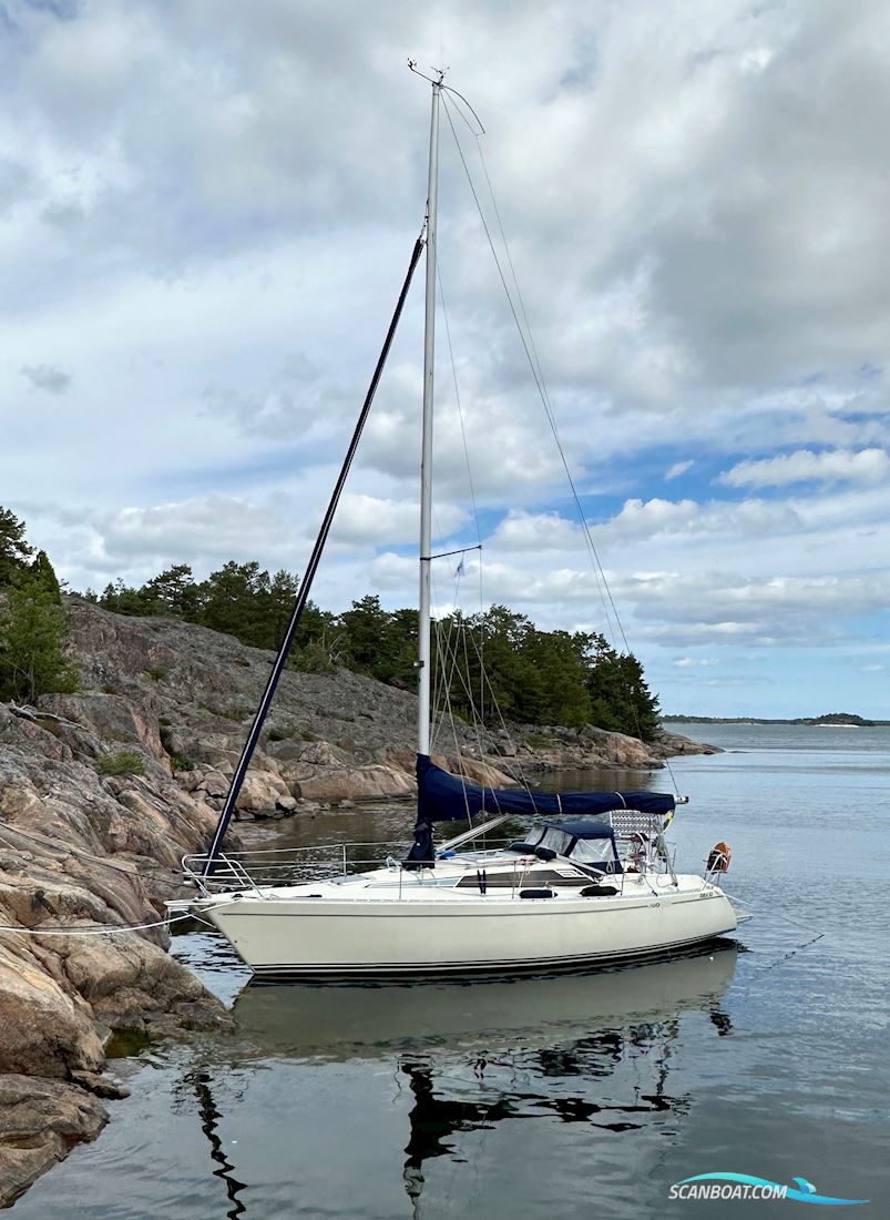 Maxi 999 Zeilboten 1990, met Volvo Penta 2002, 18 hk motor, Sweden