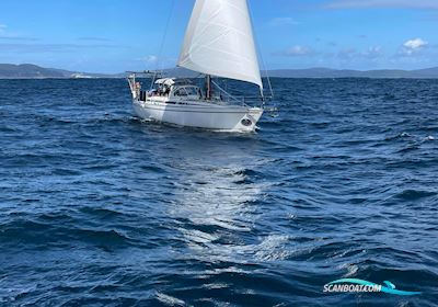 Moody 376 Zeilboten 1991, met Thornycroft T80 motor, Denemarken