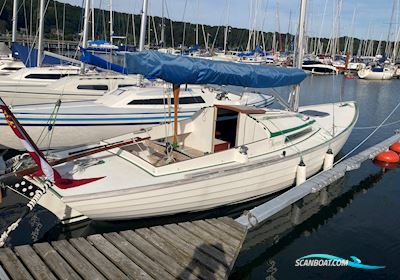 Nordisk Folkebåd Zeilboten 1990, met Honda motor, Denemarken