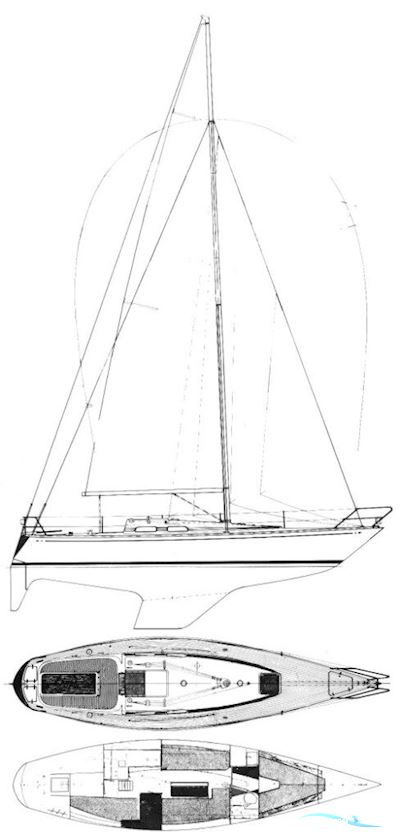 OY Avance Yachts AB Avance 36 Zeilboten 1980, met Vetus M32 8A motor, Duitsland